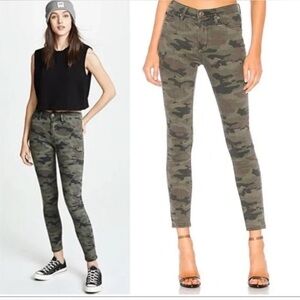 Hudson Camouflage Skinny Jeans
